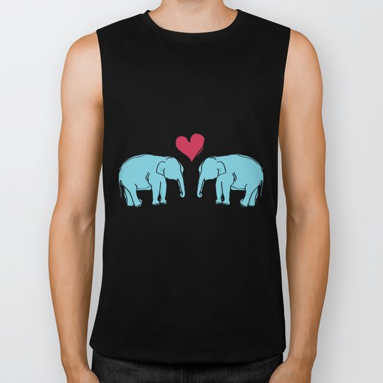 Elephant Love Biker Tank