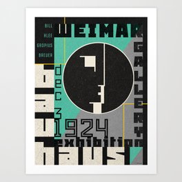 Bauhaus Exhibition Poster XX Art Print