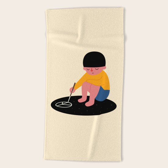 Peace Please Beach Towel