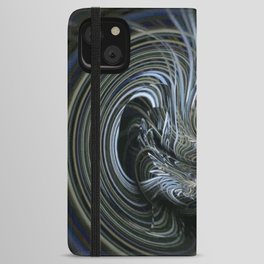 Lightning Glass Flame iPhone Wallet Case