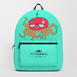 Tentacle Baby Backpack | Ble, Baby, Kawaii, Green, Tentacle, Alien, Cartoon, Digital, Graphicdesign 