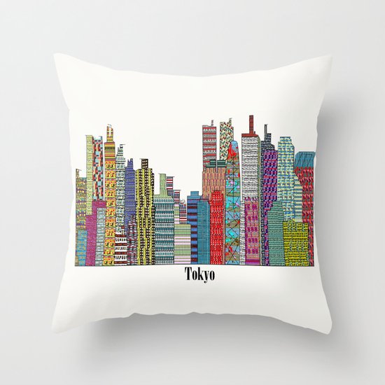 Tokyo Throw Pillow