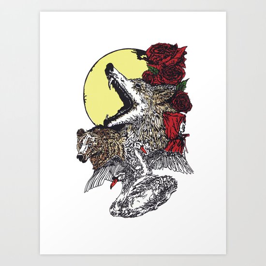 Grimm Art Print