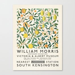 William Morris Art Exhibition Canvas Print