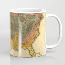 Vintage United States Geological Map Coffee Mug