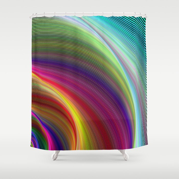 Vortex of colors Shower Curtain by Mandala Magic by David Zydd | Society6