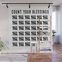 Count Your Blessings Wall Mural