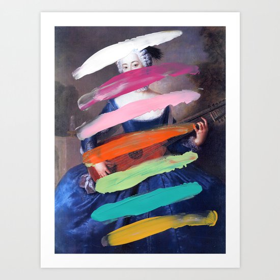 Composition 505 Art Print