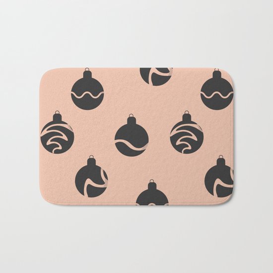 Christmas balls Bath Mat