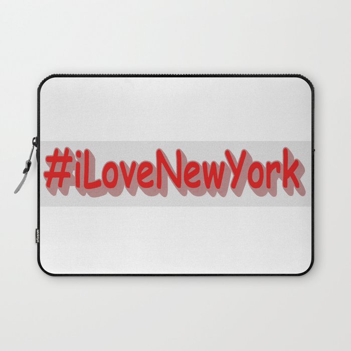 "#iLoveNewYork" Cute Design. Buy Now Laptop Sleeve
