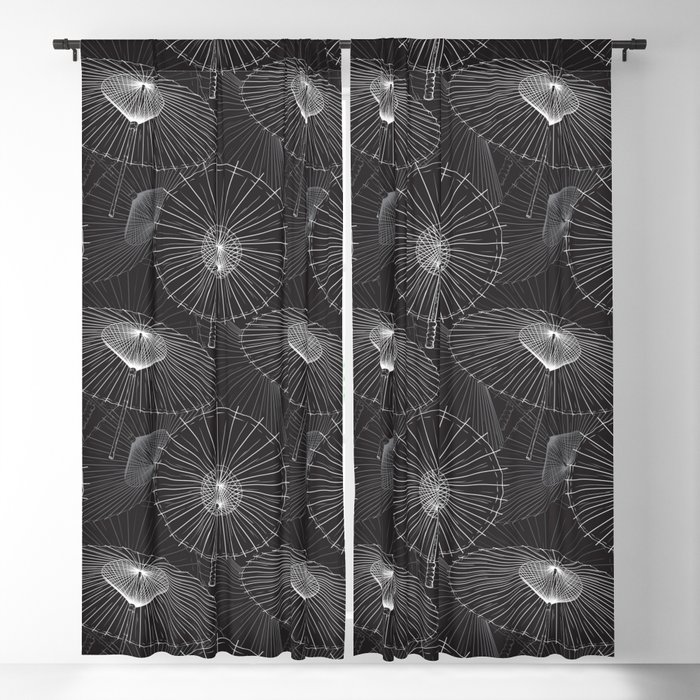 Japanese Umbrella pattern #8 Blackout Curtain