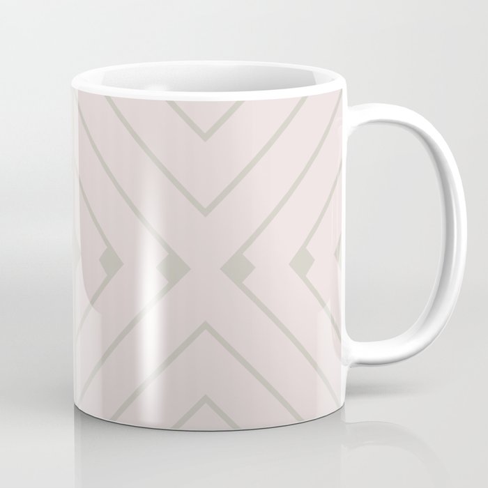 MONO:CHROMA Geometrica Earthy Pink II Coffee Mug