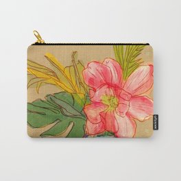 Tropical Still Life Bouquet Carry-All Pouch