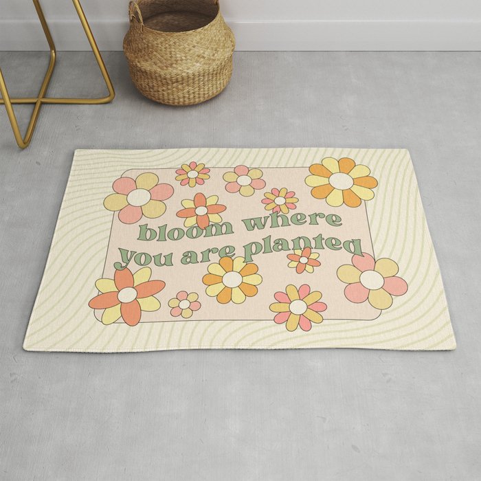 Bloom Where You Are Planted Rug