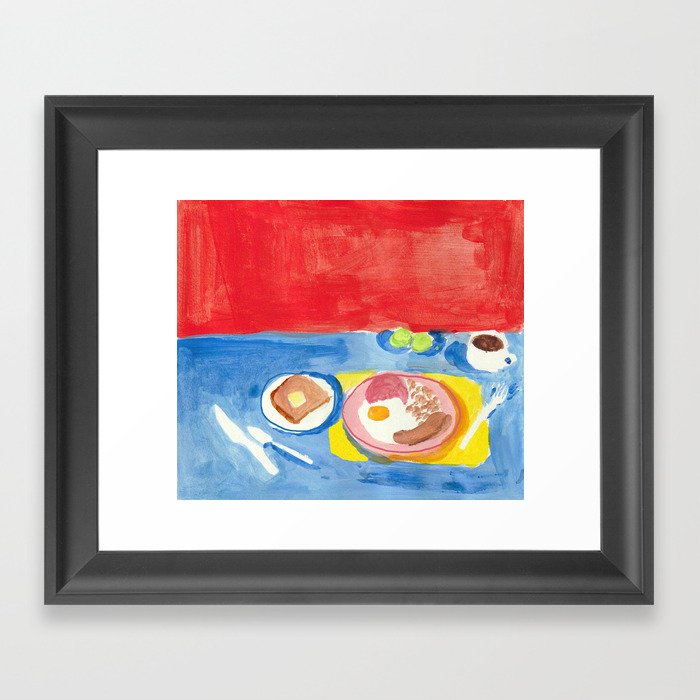 My Perfect Breakfast Framed Art Print