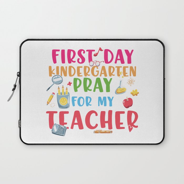 First Day Kindergarten Funny Laptop Sleeve