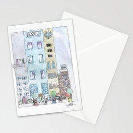 City Life Is A Colorful Life Stationery Cards