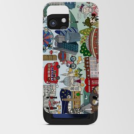 The Queen's London Day Out iPhone Card Case