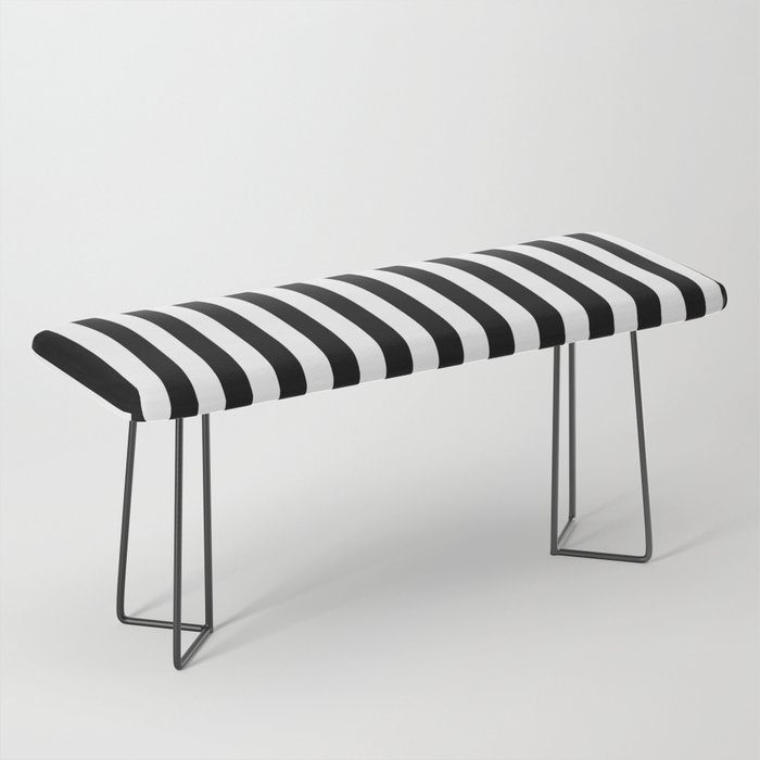 Stripe Black And White Bengal Vertical Line Bold Minimalist Stripes Lines Drawing Bench