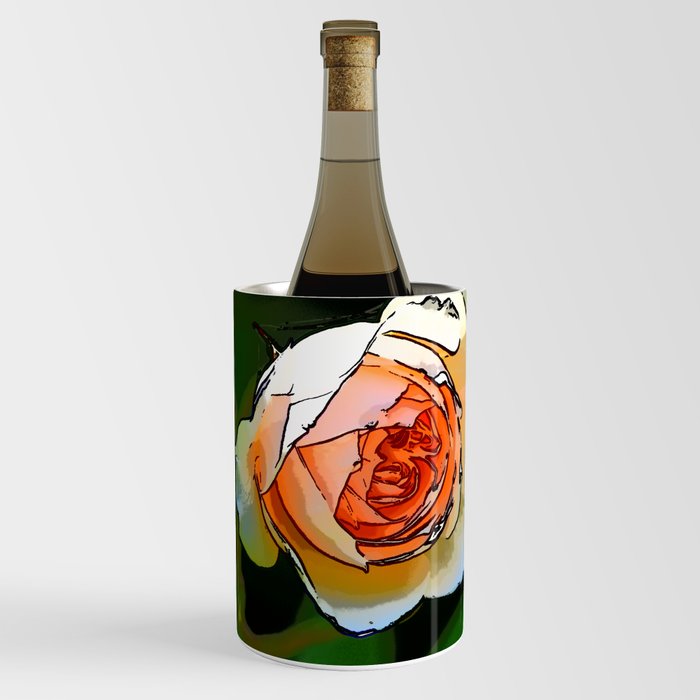 Painted Rose Wine Chiller