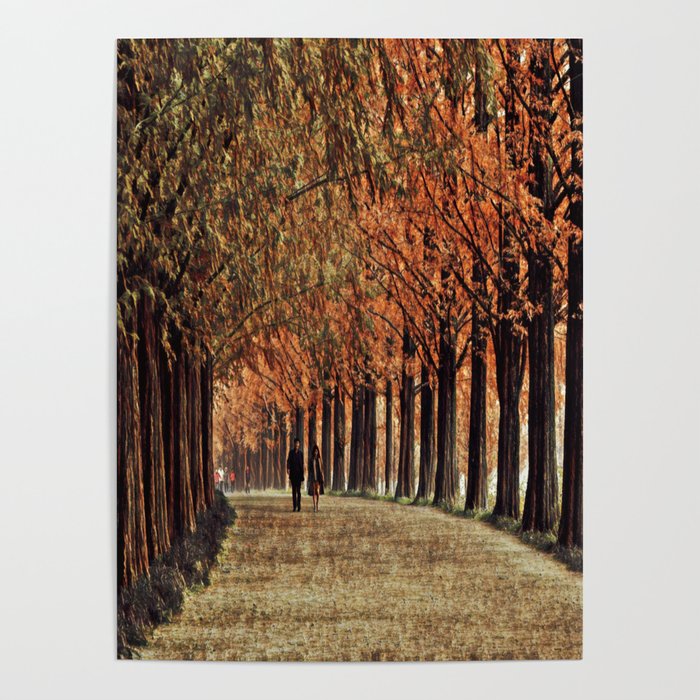 Beautiful autumn scenery Poster