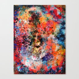 Galaxy of Emotions Abstract Art Canvas Print