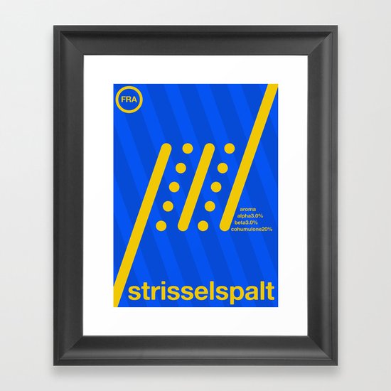 strisselspalt single hop Framed Art Print