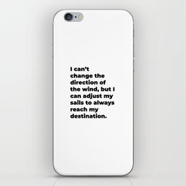 Motivational/Inspirational Quotes | Decor iPhone Skin