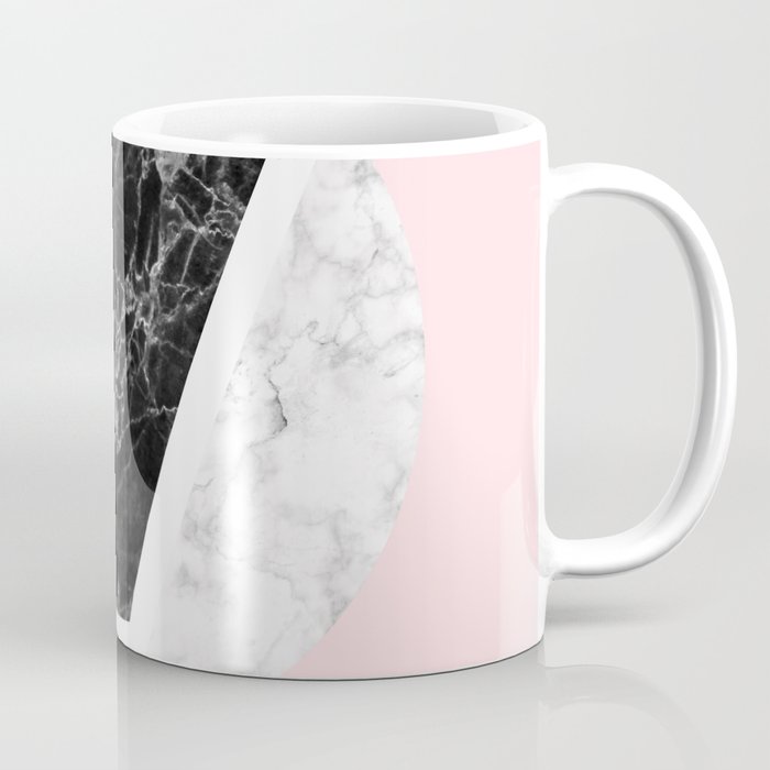 Modern Minimalist Black And White Marble Art Scandinavian
