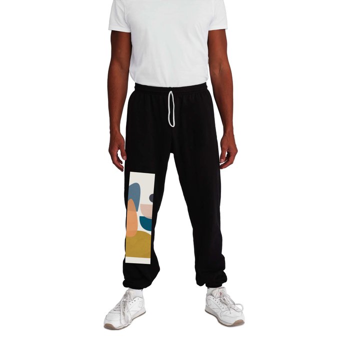 Free Abstract Shapes I Sweatpants