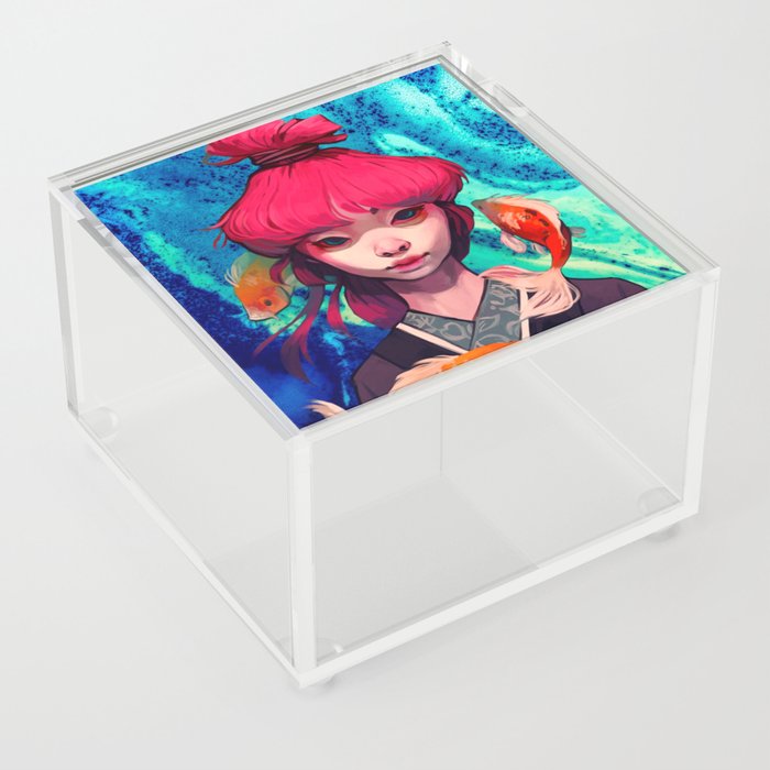 Magic Goldfish Acrylic Box