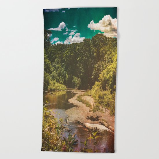 Black River Beach Towel