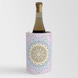 Mandala Series - MAGENTA FLOWER Wine Chiller