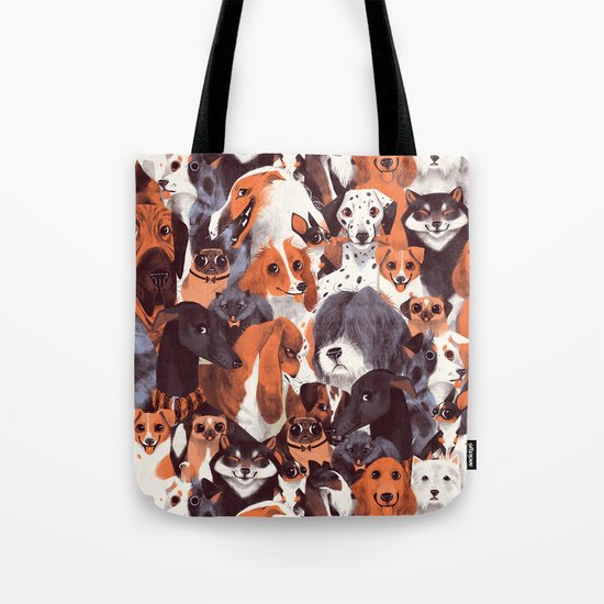 Pack of Dogs Tote Bag