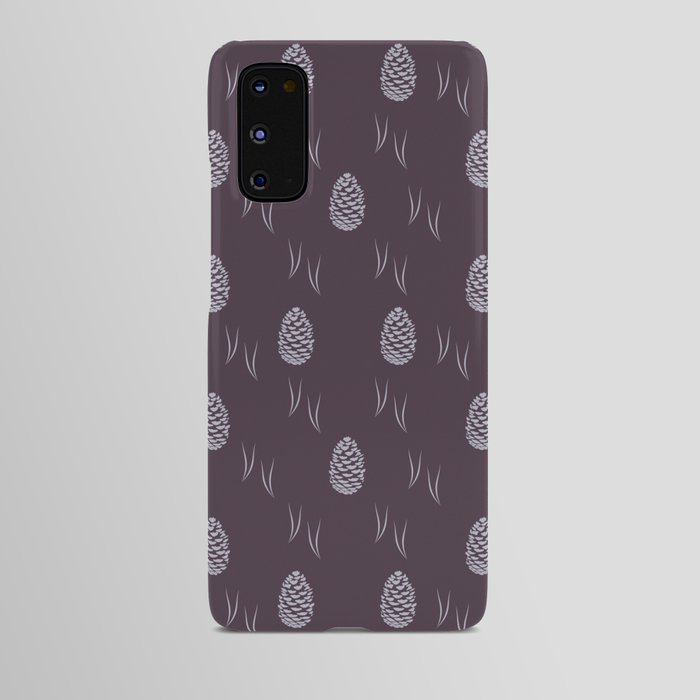Pinecones (Autumn Purple) Android Case