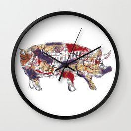 Hog Wall Clock