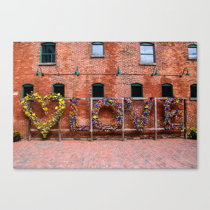 LOVE heart Canvas Print