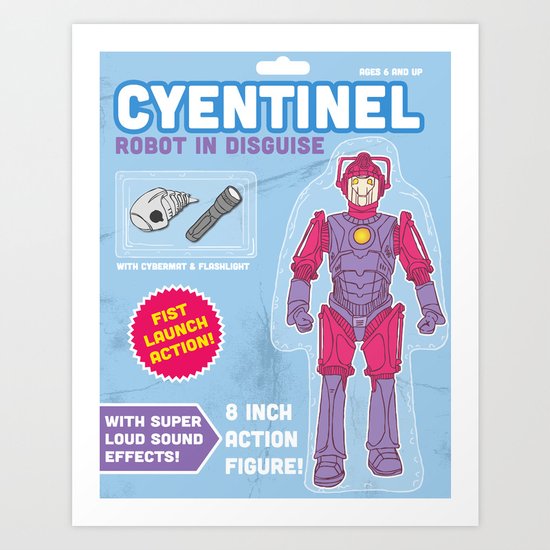 Cyentinel: Robot in Disguise Art Print