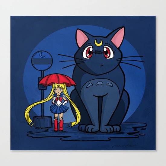 My Neighbor Luna Canvas Print
