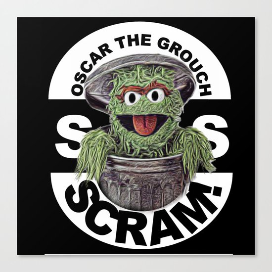 Scram! Canvas Print