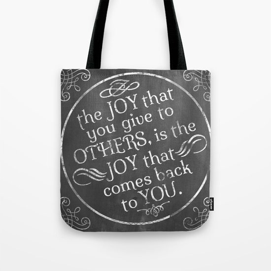 Give Joy Tote Bag