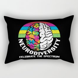 Neurodiversity Celebrate The Spectrum Autism Awareness Rectangular Pillow