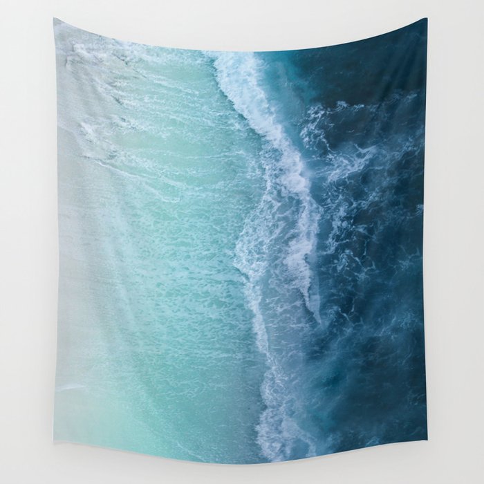 Turquoise Sea Wall Tapestry