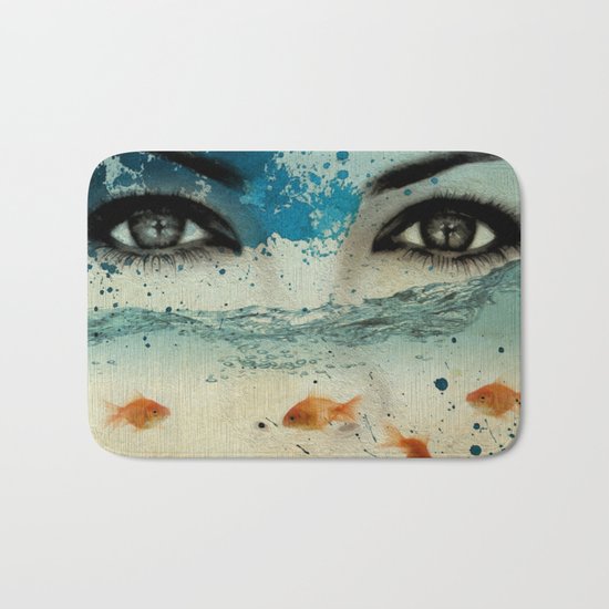 tear in the ocean Bath Mat