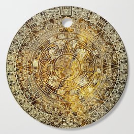 Aztec Calendar Cutting Board
