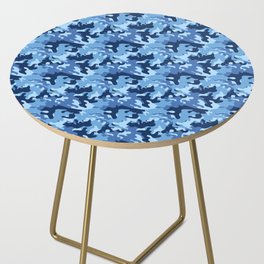 Navy camo pattern  Side Table