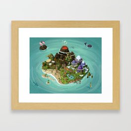 Rock Island Framed Art Print