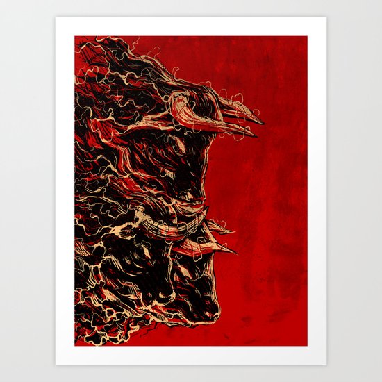 bull Art Print