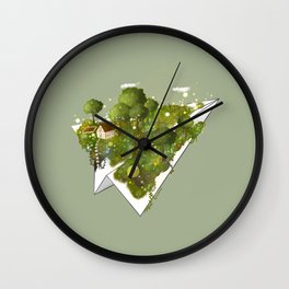 Paper Airplane Wall Clock