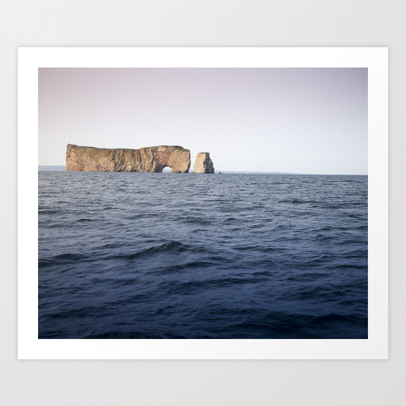 Beautiful Rocher Perce In The Middle Of The Sea Gaspesie Art Print By Jonathankemp Society6 Beautiful Rocher Perce In The Middle Of The Sea Gaspesie Art Print By Jonathankemp Society6